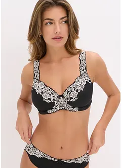 Podprsenka s kosticemi a polstrovanými ramínky (2 ks v balení), bonprix