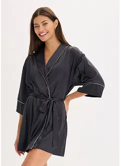 Saténové kimono s lesklým efektem, bonprix