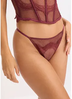 Tanga string s elegantní krajkou, bonprix