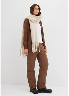 Funkční lyžařské kalhoty, s teplým vatováním a sněhovou manžetou, bonprix