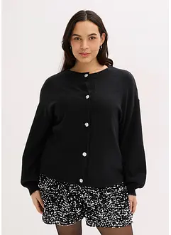 Pletený kabátek s ozdobnými knoflíky, bonprix