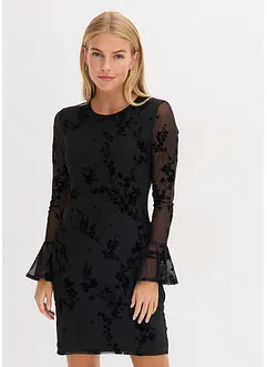 Minišaty se síťovinou, bonprix