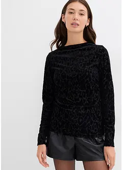 Žerzejové triko s dlouhým rukávem, bonprix