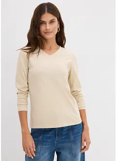 Přiléhavé triko s dlouhým rukávem, bonprix