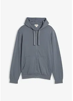 Mikina s kapucí a zipem, bonprix
