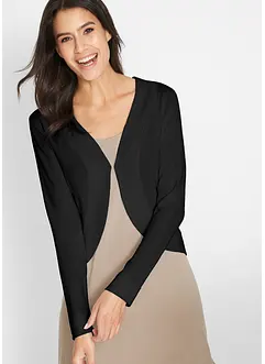 Krátký pletený kabátek s viskózou, bonprix