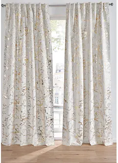 Zastiňující závěs s lesklým potiskem (1 ks v balení), bonprix