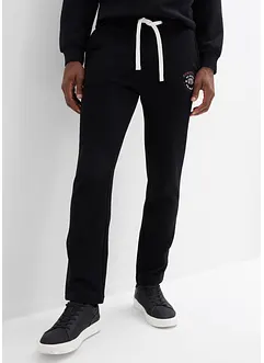 Joggingové kalhoty se sportovními detaily, z čisté bavlny, bonprix