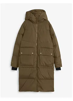Péřový kabát s reflexními prvky, bonprix