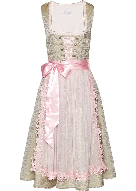 Kroj Dirndl s korálky (2dílná souprava)