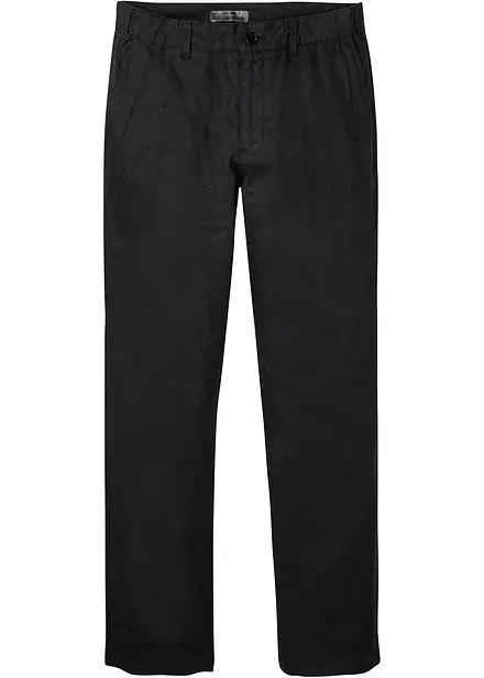 Chino kalhoty Regular Fit, Straight, z čistého lnu