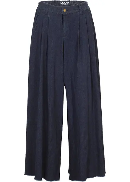 Kalhotová džínová sukně Wide Leg