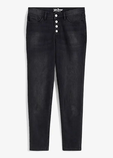 Termo džíny s hebkou vnitřní stranou, Boyfriend, Mid Waist
