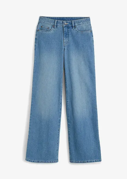 Strečové džíny Wide Leg, Mid Waist