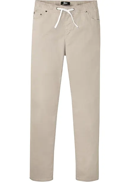 Strečové kalhoty bez zapínání,  Regular Fit, Straight