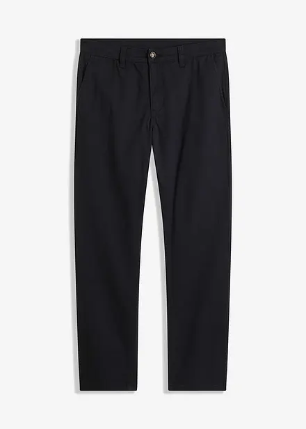 Strečové chino kalhoty Relaxed Fit s organickou bavlnou, Straight