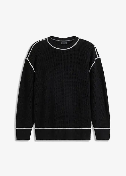 Svetr s recyklovanou bavlnou, Loose Fit