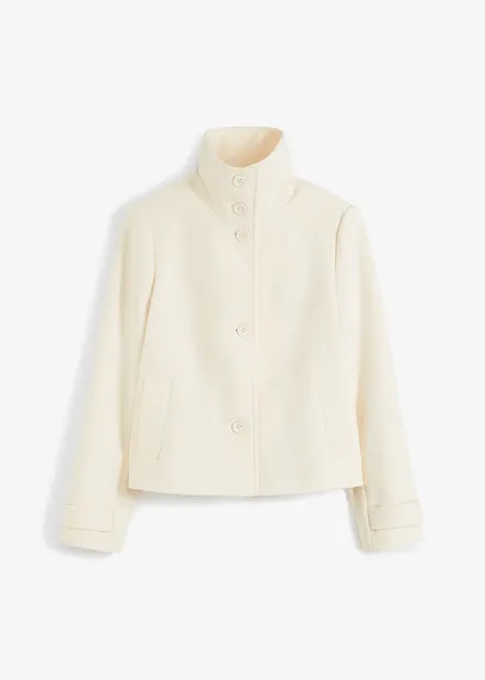 Kabátek s vlněným vzhledem