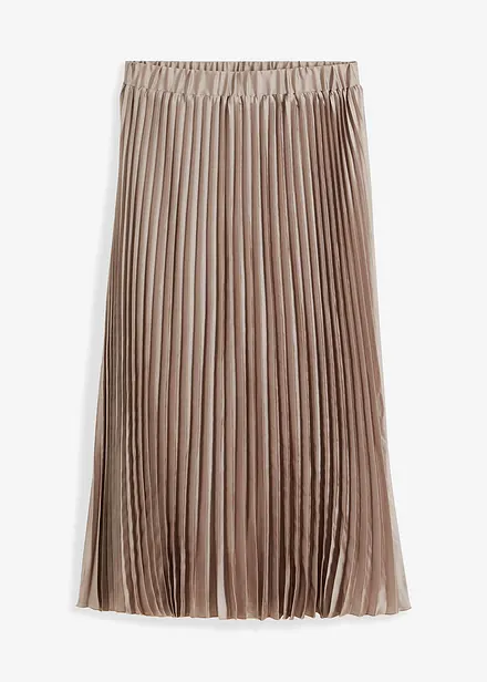 Plisovaná sukně z jemného saténu