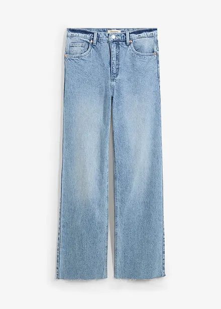 Džíny Wide Leg, High Waist, Full Length