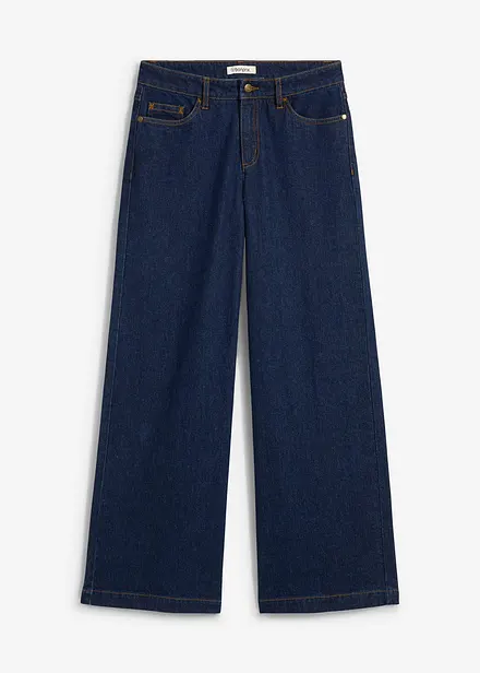 Džíny Wide Leg, Mid Waist, plná délka