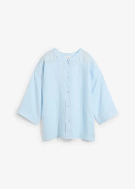 Oversized halenka z čistého lnu