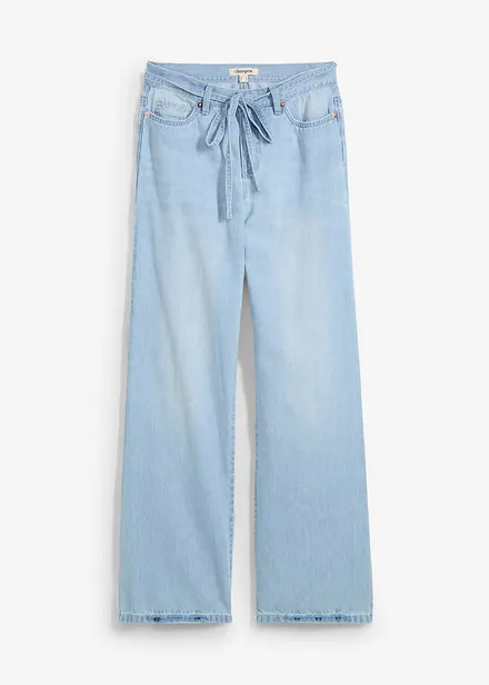 Džíny Wide Leg, Mid Waist, s opaskem