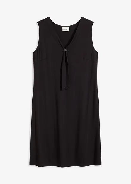 Úpletové šaty s vázačkou