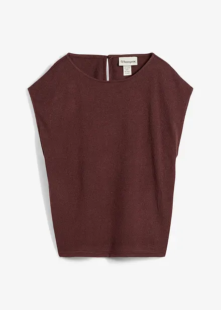 Oversize triko s pleteným vzhledem