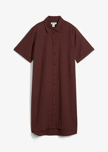 Košilové šaty z čisté bavlny