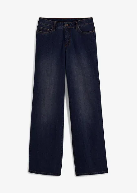 Strečové džíny Wide Leg, Mid Waist