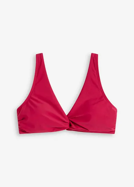 Bikinový podprsenkový top s ozdobným přetočením