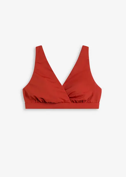 Bikinový top s výstřihem do V