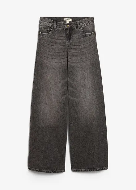 Džíny Wide Leg, Mid Waist
