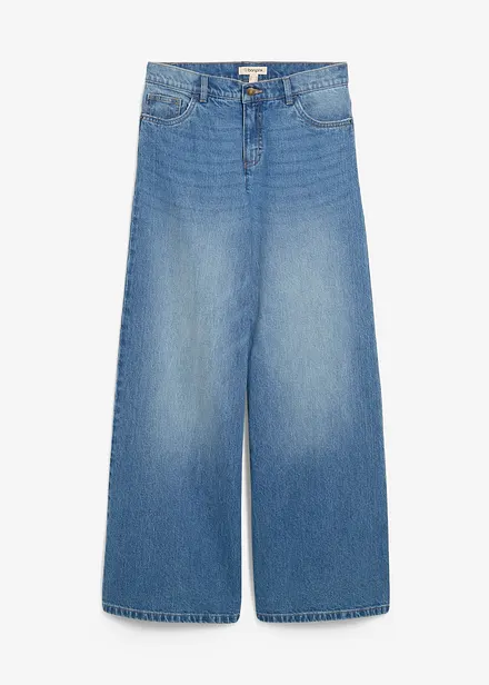 Džíny Wide Leg, Mid Waist