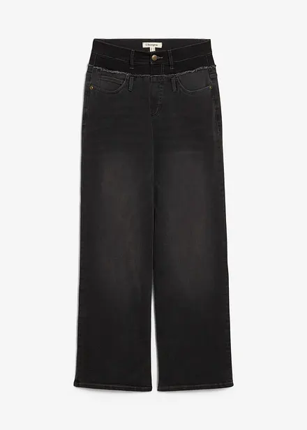 Džíny Straight, High Waist