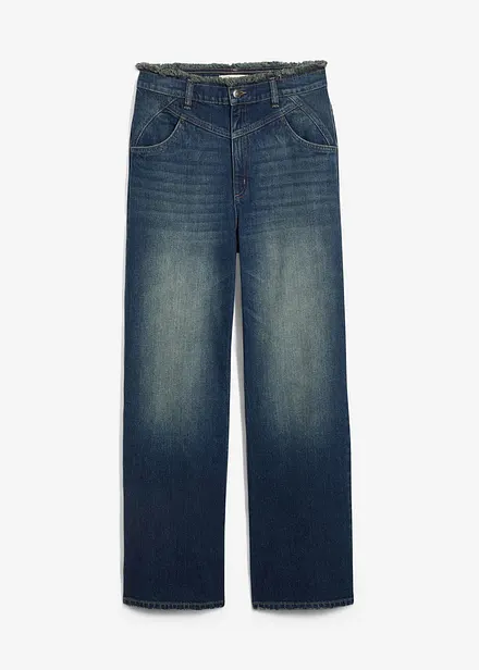 Džíny Straight, High Waist