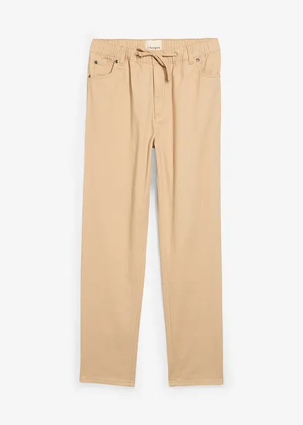 Kalhoty bez zapínání z čisté bavlny, Regular Fit, Straight