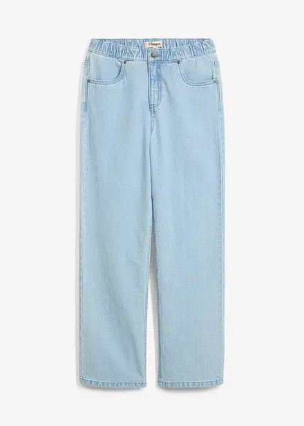 Džíny Loose Fit bez zapínání, s pohodlným pasem, Straight