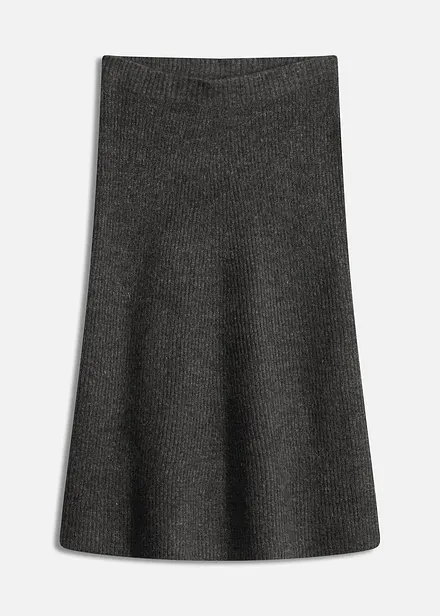 Pletená sukně v délce midi