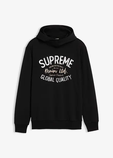 Mikina s kapucí, z měkké bavlněné směsi