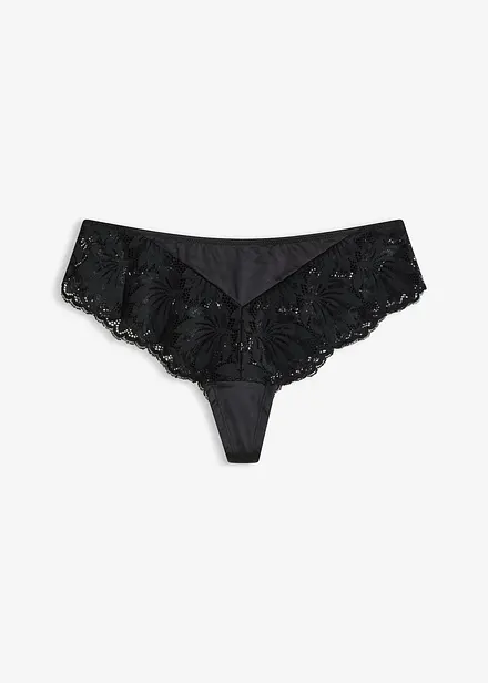 Bokové kalhotky string z lesklého materiálu