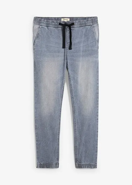 Strečové džíny bez zapínání Regular Fit, Tapered
