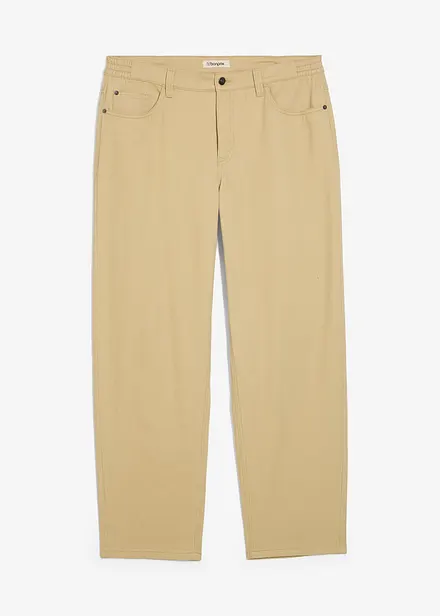 Keprové kalhoty s pohodlným pasem, Relaxed Fit, Straight