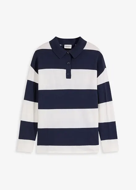Oversize svetr s polo límečkem