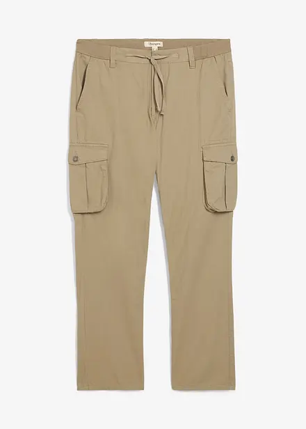 Cargo kalhoty Regular Fit z čisté bavlny, Straight
