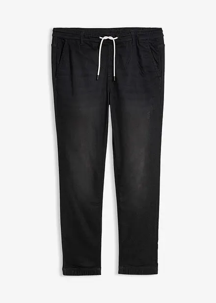 Teplákové džíny bez zapínání, Regular Fit, Straight