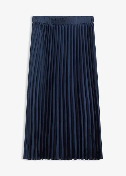 Plisovaná sukně z jemného saténu