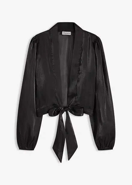 Bolerko z jemného tylu, s ozdobnou vázačkou