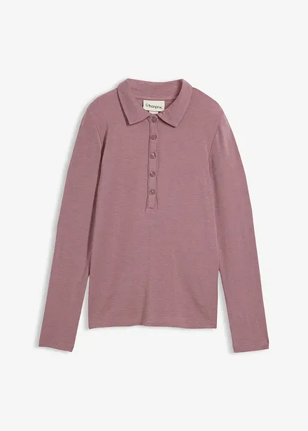 Triko polo s podílem vlny